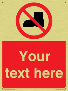 Custom No outdoor footwear